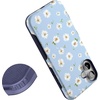 image:imageCasely iPhone 16 Plus Case  Secret Garden  Mixed Floral  Bold Protective Design  Compatible with MagSafeDaisy Daydream  Baby Blue Floral