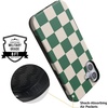 image:imageCasely iPhone 16 Plus Case  Secret Garden  Mixed Floral  Bold Protective Design  Compatible with MagSafeFit Check  Green Checkerboard