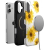 image:imageCasely iPhone 16 Plus Case  Secret Garden  Mixed Floral  Bold Protective Design  Compatible with MagSafeGolden Garden  Yellow Sunflower Floral