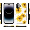 image:imageCasely iPhone 16 Plus Case  Secret Garden  Mixed Floral  Bold Protective Design  Compatible with MagSafeGolden Garden  Yellow Sunflower Floral