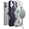 image:imageCasely iPhone 16 Plus Case  Secret Garden  Mixed Floral  Bold Protective Design  Compatible with MagSafeHanging Around  Potted Plants Floral