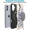 image:imageCasely iPhone 16 Plus Case  Secret Garden  Mixed Floral  Bold Protective Design  Compatible with MagSafeHeartstrings  Blue Bow