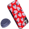 image:imageCasely iPhone 16 Plus Case  Secret Garden  Mixed Floral  Bold Protective Design  Compatible with MagSafeId Pick You  Red Strawberry