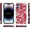 image:imageCasely iPhone 16 Plus Case  Secret Garden  Mixed Floral  Bold Protective Design  Compatible with MagSafeLove Song Remix  Ombre Hearts