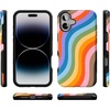 image:imageCasely iPhone 16 Plus Case  Secret Garden  Mixed Floral  Bold Protective Design  Compatible with MagSafeLove for All  Rainbow Pride