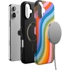 image:imageCasely iPhone 16 Plus Case  Secret Garden  Mixed Floral  Bold Protective Design  Compatible with MagSafeLove for All  Rainbow Pride