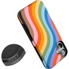 image:imageCasely iPhone 16 Plus Case  Secret Garden  Mixed Floral  Bold Protective Design  Compatible with MagSafeLove for All  Rainbow Pride
