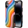 image:imageCasely iPhone 16 Plus Case  Secret Garden  Mixed Floral  Bold Protective Design  Compatible with MagSafeLove for All  Rainbow Pride