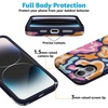 image:imageCasely iPhone 16 Plus Case  Secret Garden  Mixed Floral  Bold Protective Design  Compatible with MagSafeMidnight Color Splash