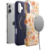 image:imageCasely iPhone 16 Plus Case  Secret Garden  Mixed Floral  Bold Protective Design  Compatible with MagSafeMushroom Magic  Retro Floral