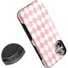 image:imageCasely iPhone 16 Plus Case  Secret Garden  Mixed Floral  Bold Protective Design  Compatible with MagSafeQueen of Diamonds  Pink Watercolor