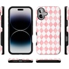 image:imageCasely iPhone 16 Plus Case  Secret Garden  Mixed Floral  Bold Protective Design  Compatible with MagSafeQueen of Diamonds  Pink Watercolor