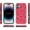 image:imageCasely iPhone 16 Plus Case  Secret Garden  Mixed Floral  Bold Protective Design  Compatible with MagSafeRose Garden  Red Aesthetic
