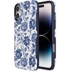 image:imageCasely iPhone 16 Plus Case  Secret Garden  Mixed Floral  Bold Protective Design  Compatible with MagSafeRose to Fame  Blue  White Rose Floral