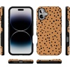 image:imageCasely iPhone 16 Plus Case  Secret Garden  Mixed Floral  Bold Protective Design  Compatible with MagSafeSpot On  Dotted Animal