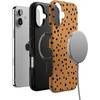 image:imageCasely iPhone 16 Plus Case  Secret Garden  Mixed Floral  Bold Protective Design  Compatible with MagSafeSpot On  Dotted Animal