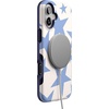 image:imageCasely iPhone 16 Plus Case  Secret Garden  Mixed Floral  Bold Protective Design  Compatible with MagSafeStars Align  Blue  White Stars