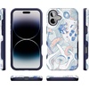 image:imageCasely iPhone 16 Plus Case  Secret Garden  Mixed Floral  Bold Protective Design  Compatible with MagSafeThe Fun Guy  Enchanted Forest Mushroom Floral