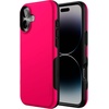 image:imageCasely iPhone 16 Plus Case  Secret Garden  Mixed Floral  Bold Protective Design  Compatible with MagSafeThink Pink  Solid Neon Pink