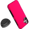 image:imageCasely iPhone 16 Plus Case  Secret Garden  Mixed Floral  Bold Protective Design  Compatible with MagSafeThink Pink  Solid Neon Pink