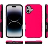 image:imageCasely iPhone 16 Plus Case  Secret Garden  Mixed Floral  Bold Protective Design  Compatible with MagSafeThink Pink  Solid Neon Pink