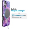 image:imageCasely iPhone 16 Plus Case  Secret Garden  Mixed Floral  Bold Protective Design  Compatible with MagSafeTie Dying Over You  Purple Marble