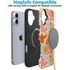 image:imageCasely iPhone 16 Plus Case  Secret Garden  Mixed Floral  Bold Protective Design  Compatible with MagSafeTropical Color Splash  Abstract Retro