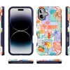 image:imageCasely iPhone 16 Plus Case  Secret Garden  Mixed Floral  Bold Protective Design  Compatible with MagSafeTropical Heat  Beachy Collage