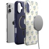 image:imageCasely iPhone 16 Plus Case  Secret Garden  Mixed Floral  Bold Protective Design  Compatible with MagSafeVintage Garden  Blue Hydrangea