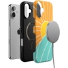 image:imageCasely iPhone 16 Plus Case  Secret Garden  Mixed Floral  Bold Protective Design  Compatible with MagSafeWaves  Rays  Sunshine