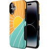 image:imageCasely iPhone 16 Plus Case  Secret Garden  Mixed Floral  Bold Protective Design  Compatible with MagSafeWaves  Rays  Sunshine
