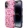 image:imageCasely iPhone 16 Plus Case  Secret Garden  Mixed Floral  Bold Protective Design  Compatible with MagSafeXOXO  Pink Candy Hearts