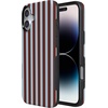 image:imageCasely iPhone 16 Plus Case  Sunday in Brooklyn  Chocolate Blue Stripes  Bold Protective Design  Compatible with MagSafe