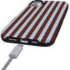 image:imageCasely iPhone 16 Plus Case  Sunday in Brooklyn  Chocolate Blue Stripes  Bold Protective Design  Compatible with MagSafe