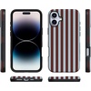 image:imageCasely iPhone 16 Plus Case  Sunday in Brooklyn  Chocolate Blue Stripes  Bold Protective Design  Compatible with MagSafe