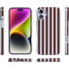 image:imageCasely iPhone 16 Plus Case  Sunday in Brooklyn  Chocolate Blue Stripes  Compatible with MagSafe  Classic Ultra Thin Design