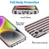 image:imageCasely iPhone 16 Plus Case  Sunday in Brooklyn  Chocolate Blue Stripes  Compatible with MagSafe  Classic Ultra Thin Design
