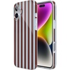 image:imageCasely iPhone 16 Plus Case  Sunday in Brooklyn  Chocolate Blue Stripes  Compatible with MagSafe  Classic Ultra Thin Design