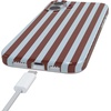 image:imageCasely iPhone 16 Plus Case  Sunday in Brooklyn  Chocolate Blue Stripes  Compatible with MagSafe  Classic Ultra Thin Design