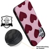 image:imageCasely iPhone 16 Plus Case  Whole Lotta Love  Plum Hearts  Bold Protective Design  MagSafe Compatible Design