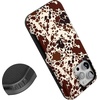 image:imageCasely iPhone 16 Pro Case  Islander  Love Island  Bold Protective Design  Compatible with MagSafeCowgirl Envy  Cow Print
