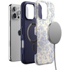 image:imageCasely iPhone 16 Pro Case  Islander  Love Island  Bold Protective Design  Compatible with MagSafeCupids Canvas  Periwinkle Floral