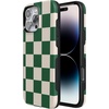 image:imageCasely iPhone 16 Pro Case  Islander  Love Island  Bold Protective Design  Compatible with MagSafeFit Check  Green Checkerboard