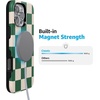 image:imageCasely iPhone 16 Pro Case  Islander  Love Island  Bold Protective Design  Compatible with MagSafeFit Check  Green Checkerboard