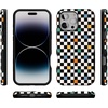 image:imageCasely iPhone 16 Pro Case  Islander  Love Island  Bold Protective Design  Compatible with MagSafeOld Skool  Retro Checkerboard