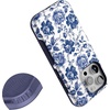 image:imageCasely iPhone 16 Pro Case  Islander  Love Island  Bold Protective Design  Compatible with MagSafeRose to Fame  Blue  White Rose Floral