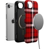 image:imageCasely iPhone 16e Case  All The Fun Things  Fun on Weekdays  Bold Protective Design  Compatible with MagSafeAs if  Red Plaid