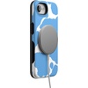 image:imageCasely iPhone 16e Case  All The Fun Things  Fun on Weekdays  Bold Protective Design  Compatible with MagSafeCurrent MOOd  Light Blue Cow Print