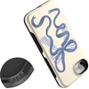 image:imageCasely iPhone 16e Case  All The Fun Things  Fun on Weekdays  Bold Protective Design  Compatible with MagSafeHeartstrings  Blue Bow
