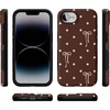 image:imageCasely iPhone 16e Case  All The Fun Things  Fun on Weekdays  Bold Protective Design  Compatible with MagSafeTeddy Bows  Brown Polka Dot